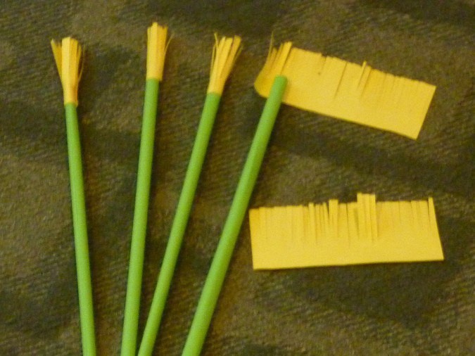 Бумажные подснежники