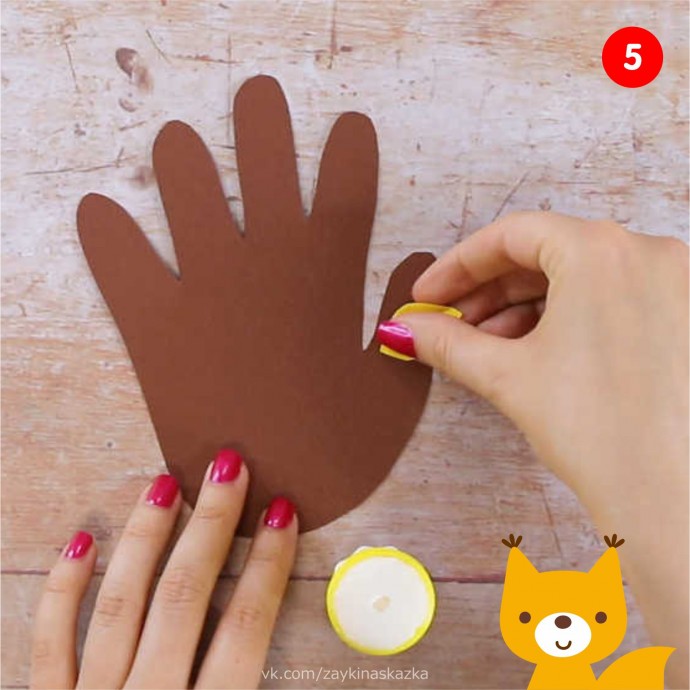 Деревья из ладошек Деревья из ладошек