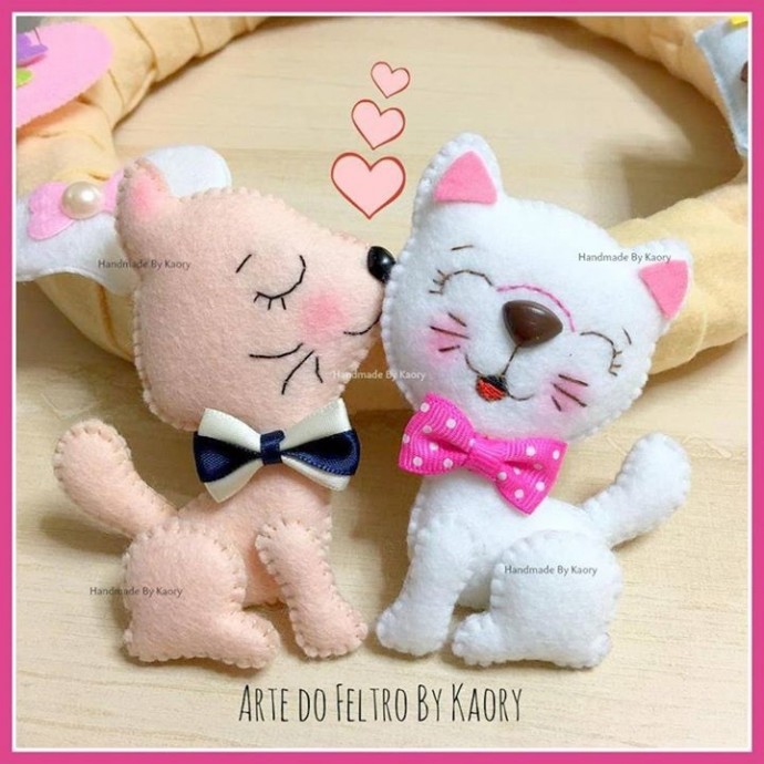 ​Милые зверушки из фетра