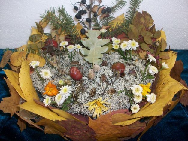 Композиция из даров природы