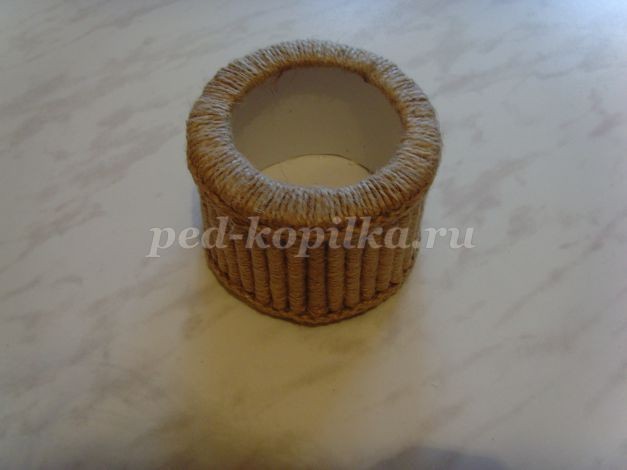 Делаем с детьми колодец из шпагата: часть 1 Делаем с детьми колодец из шпагата: часть 1