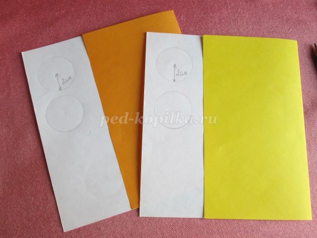 Аппликация из кругов: часть 1