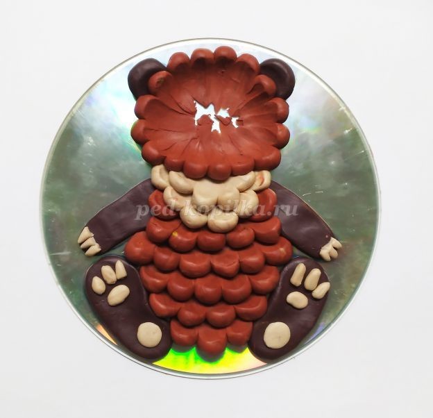 Пластилинография "Медвежонок": часть 3 Пластилинография "Медвежонок": часть 3