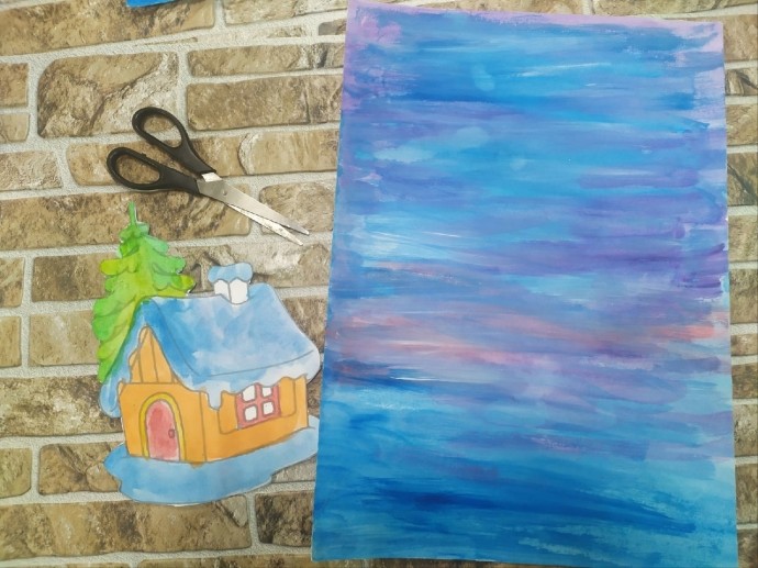 Домик в снегу