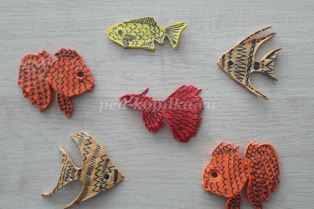 Аквариум из соленого теста Аквариум из соленого теста