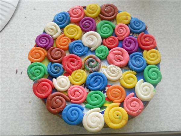 Аппликация из пластилина