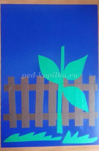 Аппликация "Подсолнух" в технике квиллинга: мастер-класс, часть 2