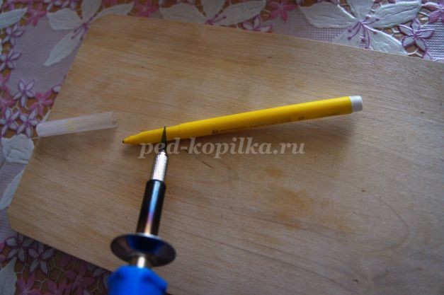 Действующая миниатюра "Весенний пейзаж": мастер-класс, часть 1