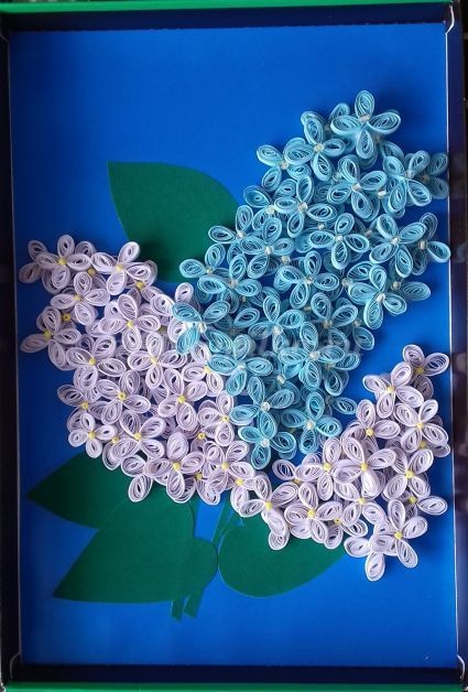 Сирень в технике квиллинг: мастер-класс Сирень в технике квиллинг: мастер-класс