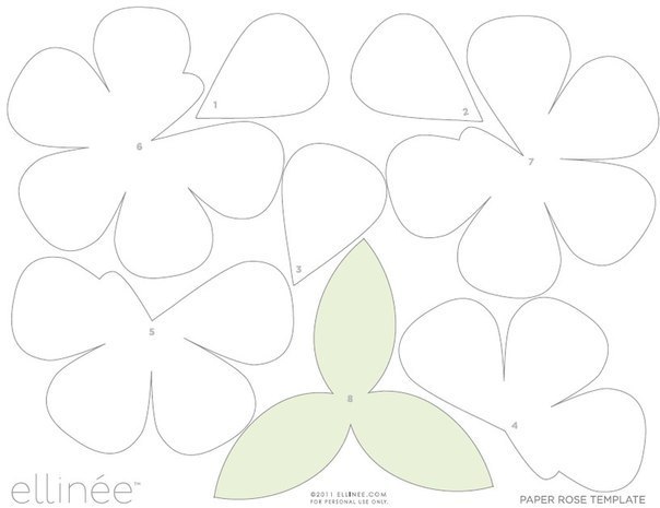 Милые цветочки из бумаги Милые цветочки из бумаги