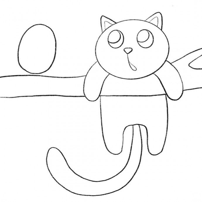 ​Котёнок и птичка: мастер-класс