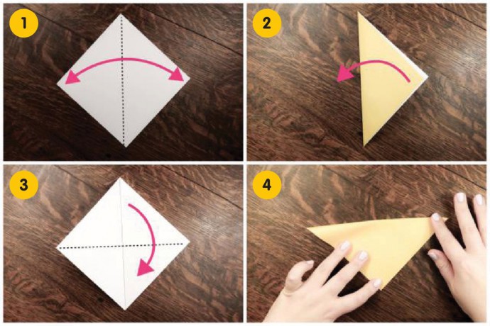 ​Пальчиковая кукла-оригами: лисичка фенек