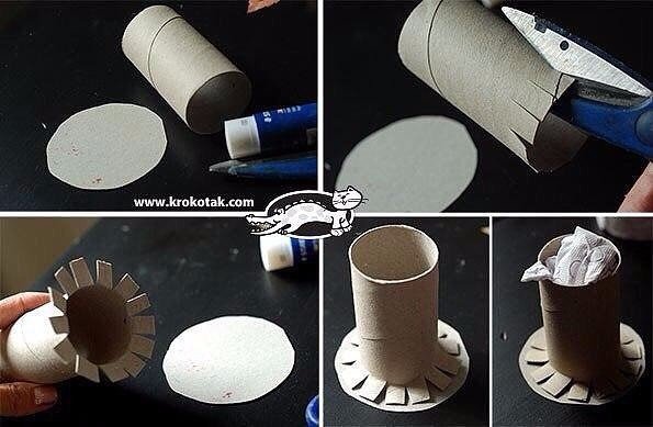 Цветочки из осенних листьев Цветочки из осенних листьев