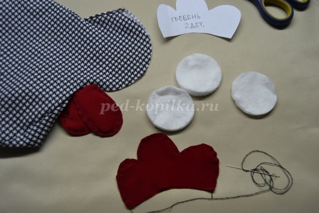 Курочка из ткани: мастер-класс, часть 3 Курочка из ткани: мастер-класс, часть 3