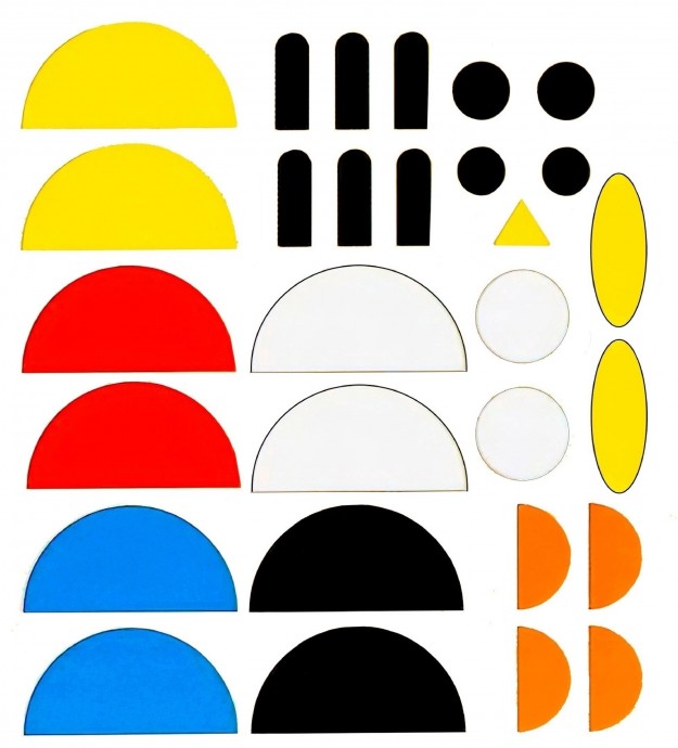 ​Аппликации из геометрических фигур