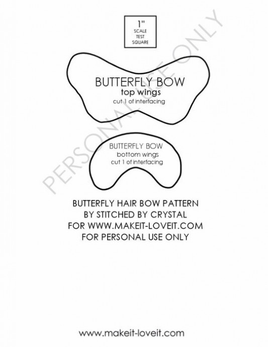 Бабочки из ткани Бабочки из ткани