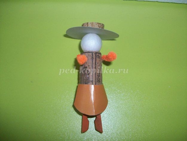 Настольная композиция из природного материала детскими руками: мастер-класс, часть 4