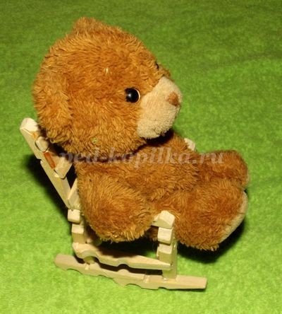 Кресло-качалка из прищепок: мастер-класс, часть 2 Кресло-качалка из прищепок: мастер-класс, часть 2