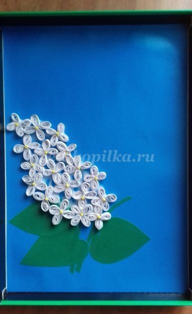 Сирень в технике квиллинг: мастер-класс Сирень в технике квиллинг: мастер-класс