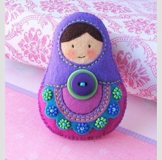 Матрешечки из фетра Матрешечки из фетра