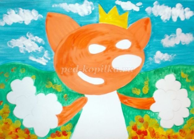 ​Лисичка гуашью: часть 2