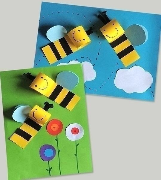 Объемная аппликация "Пчелы" Объемная аппликация "Пчелы"