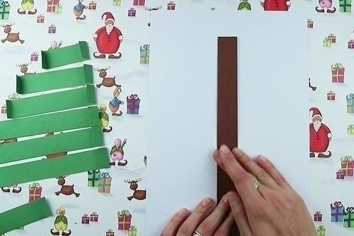 Объёмная новогодняя ёлка Объёмная новогодняя ёлка