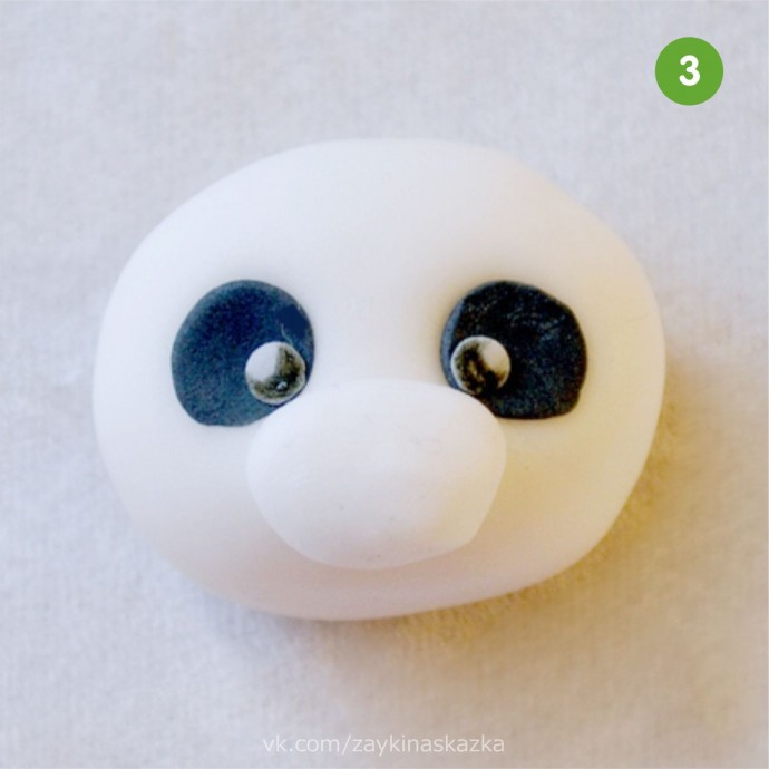 Панда из пластилина: мастер-класс Панда из пластилина: мастер-класс