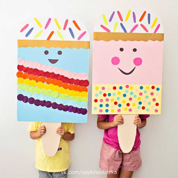 Мороженое из плотной бумаги Мороженое из плотной бумаги