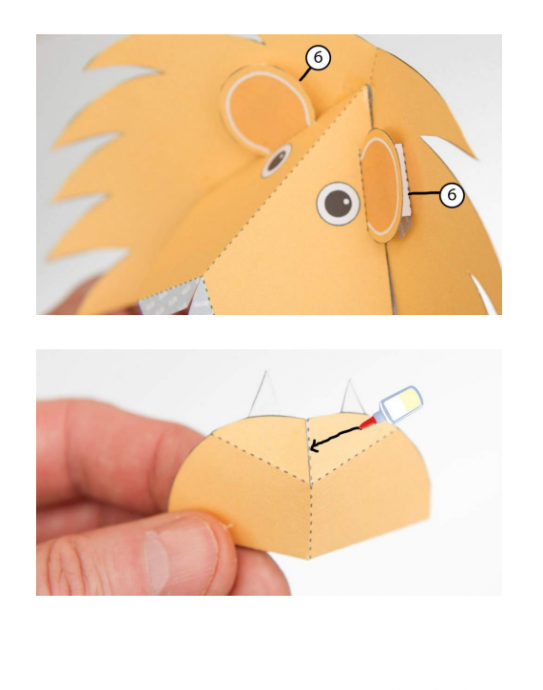 ​Объемная открытка "Лев"