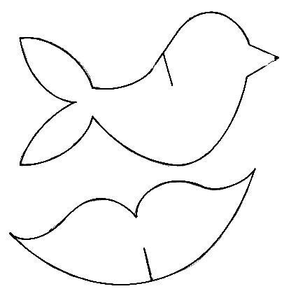 Объемные птички из бумаги