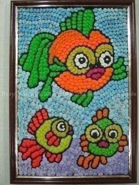 Пластилиновое конфетти "Подводный мир" Пластилиновое конфетти "Подводный мир"