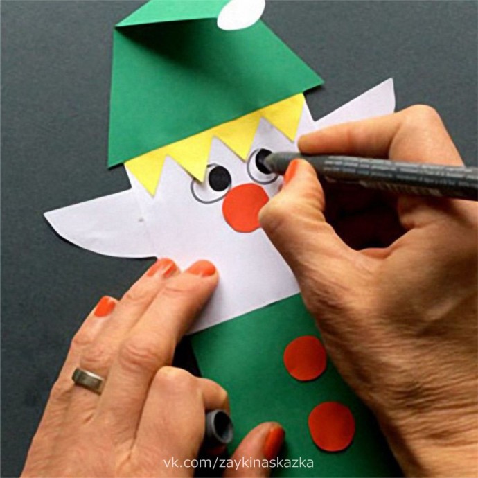 ​Сказочные эльфы из цветной бумаги