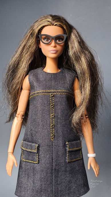 Выкройка платья для куклы