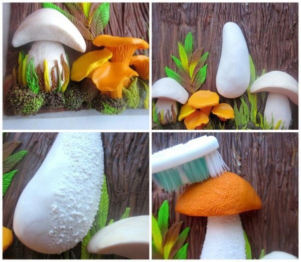 Лепим грибочки Лепим грибочки