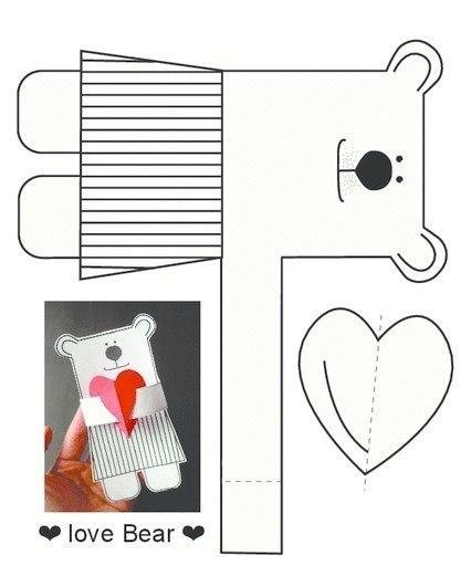 Мишка с сердцем в объятиях Мишка с сердцем в объятиях