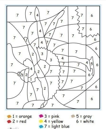 Раскрашиваем по цифрам