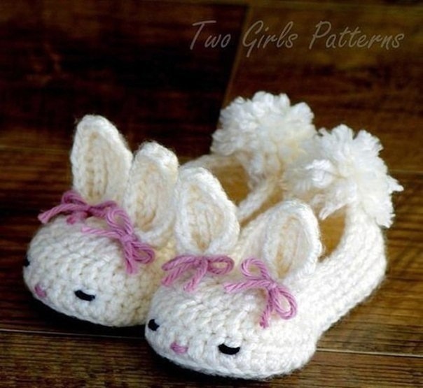 Зайчки-туфельки для больших кукол Зайчки-туфельки для больших кукол