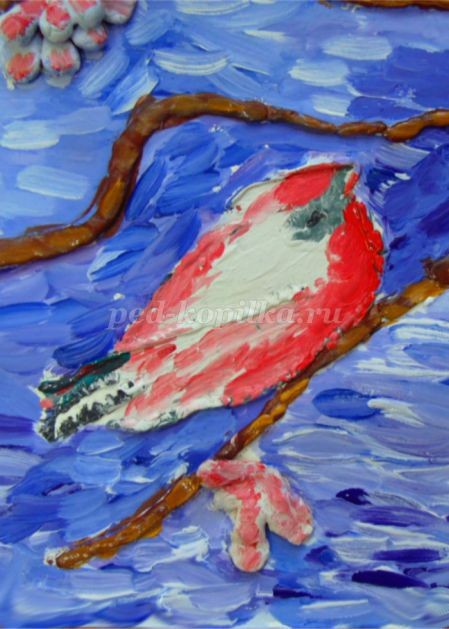 Весеннее панно в смешанной технике Весеннее панно в смешанной технике