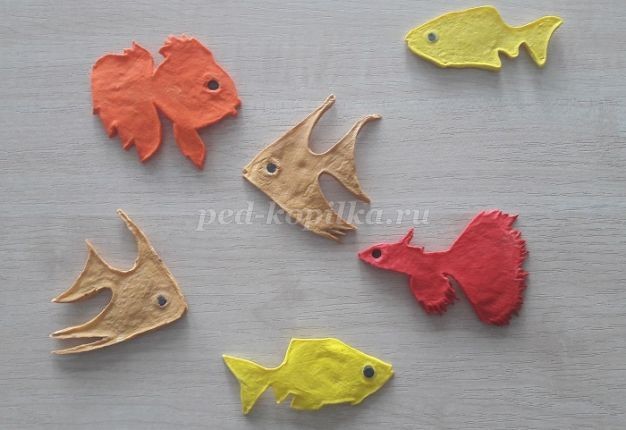 Аквариум из соленого теста Аквариум из соленого теста