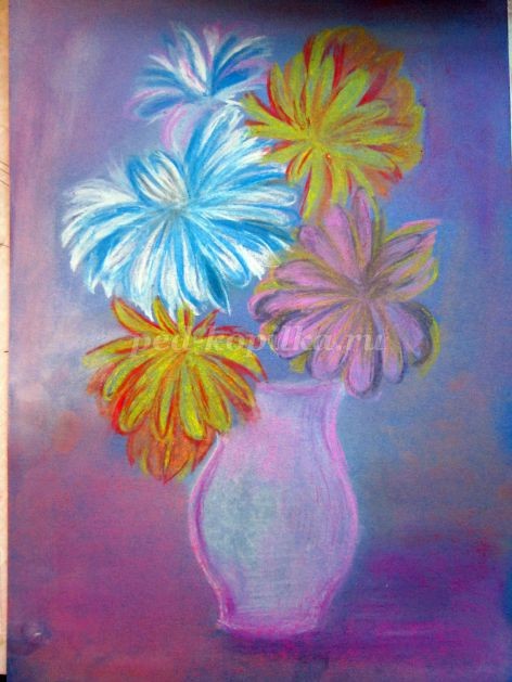 Как нарисовать астры в вазе: часть 2 Как нарисовать астры в вазе: часть 2