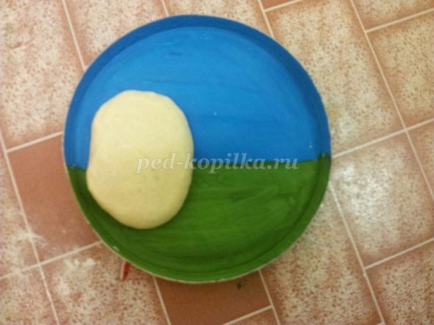 Как сделать цыплят из соленого теста: часть 1