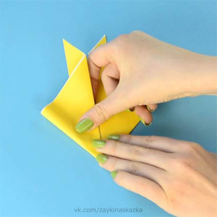 ​Оригами зайчонок