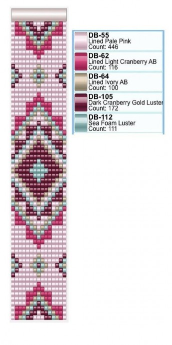 Схемы для создания замечательных бисерных браслетов
