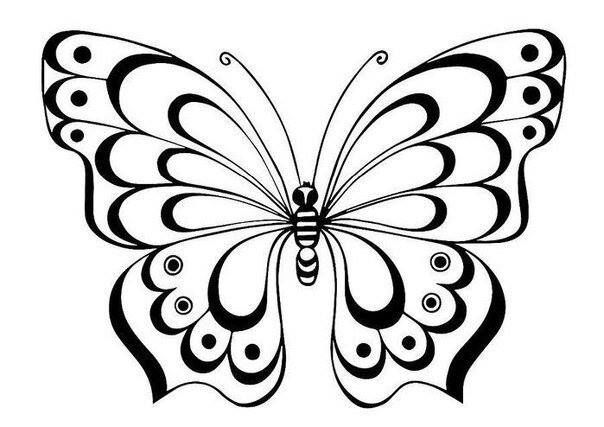 Бабочки с шаблонами