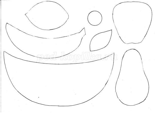 Аппликация из листьев: натюрморт Аппликация из листьев: натюрморт