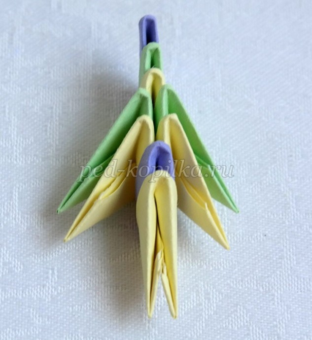 Модульное оригами "Стрекоза"
