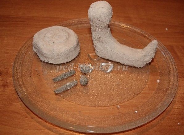 Улитка в технике папье-маше