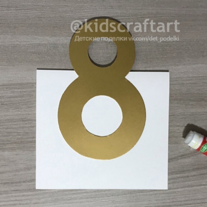 Детские поделки открытки к 8 Марта: открытка с тюльпанами