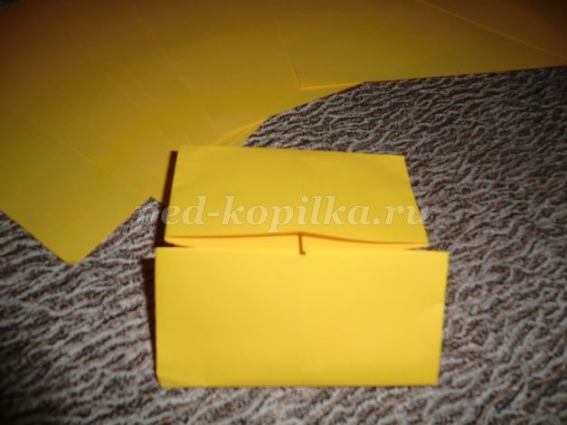 ​Мышка в технике оригами: часть 1